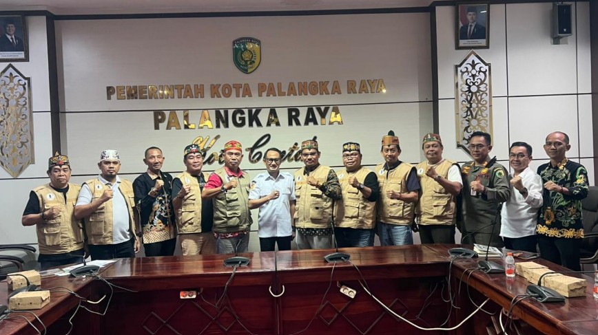 GDAN Dan Gubernur Kalteng, Serta Wali Kota Palangka Raya, Sepakat Dirikan Pos Terpadu Di Ponton