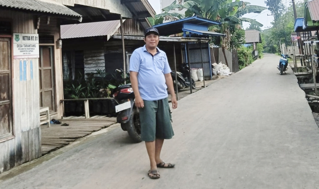 Kades Tarantang Apresiasi Bupati Kapuas atas Pembangunan Infrastruktur Desa