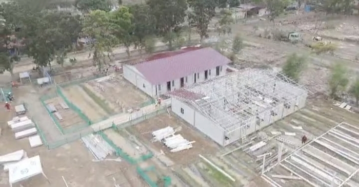 PU Percepat Pembangunan Huntara di Aceh Tamiang, Progres 75%