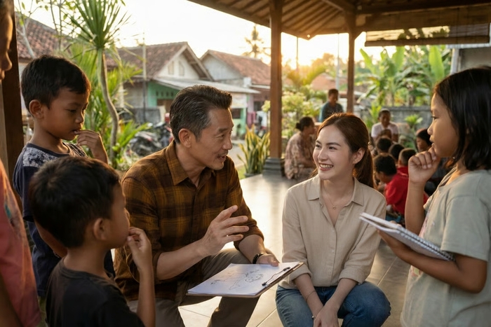 Di luar pasar, dia pilih untuk mempercayakan 