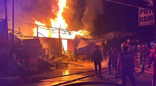 Tinjau Kebakaran di Muara Teweh, Ini Janji Bupati Shalahuddin kepada Warga Terdampak